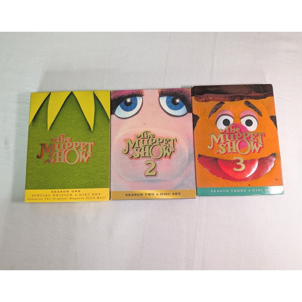 Disney The Muppet Show DVD Box Set Seasons 1-3 Excellent Bundle 1 2 3